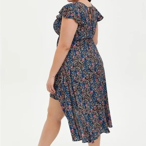 NWT Torrid  Sixe 2X [18-20] Floral midi walk through Romper Dress - Picture 2 of 6